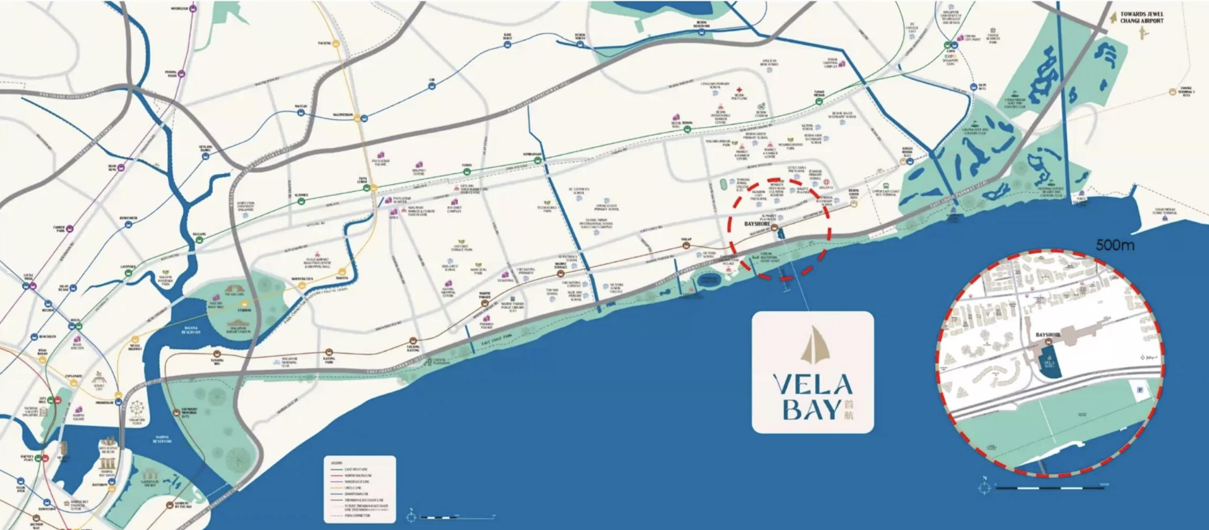 Vela Bay Location Map — Bayshore Singapore